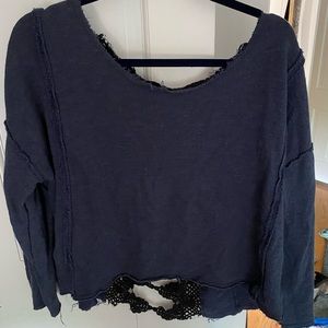 Free people lounge wear light sweatshirt